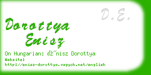 dorottya enisz business card